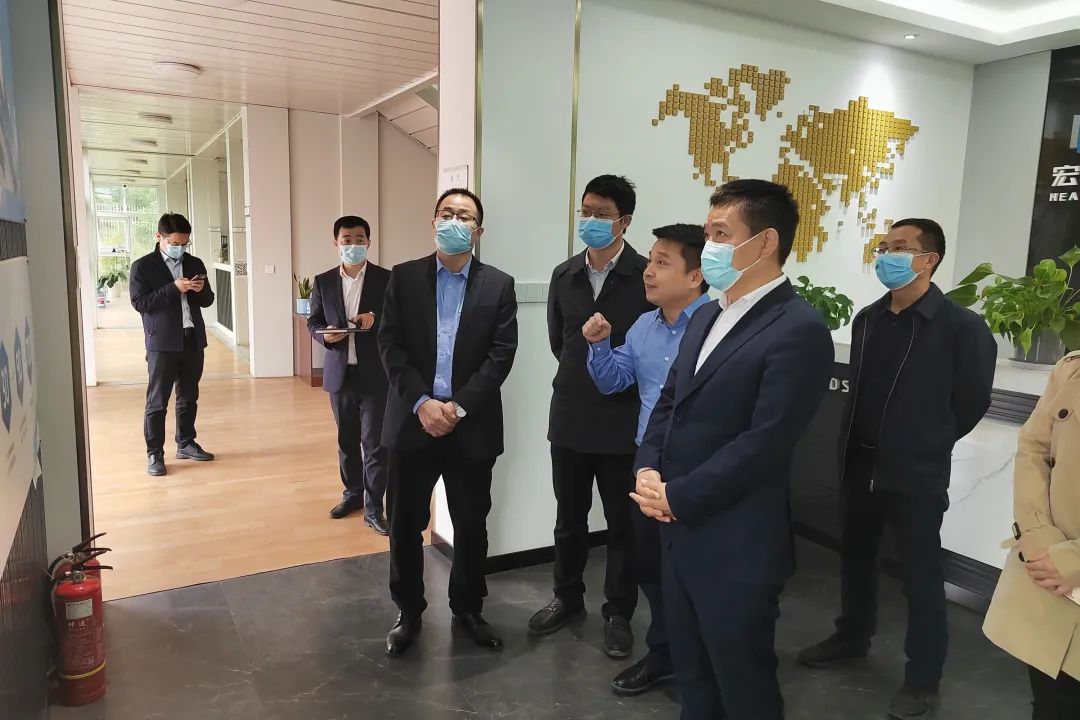 重慶市永川區(qū)委常委、副區(qū)長(zhǎng)宋文到訪(fǎng)天津新宇代理廠(chǎng)家宏鑫源重慶金諾公司調(diào)研工作(圖1)